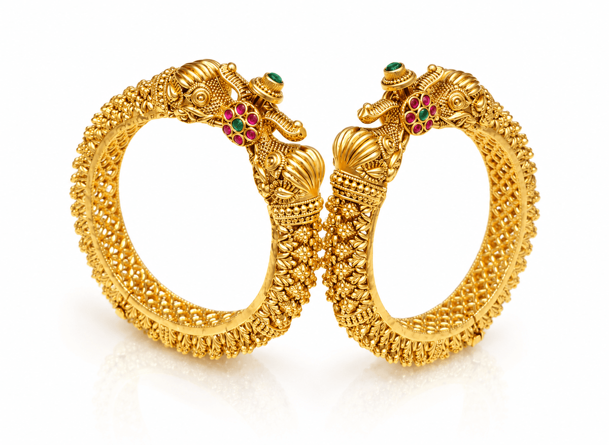 matte bangles 01564 - KRISHNA'S SWETA JEWELLERY