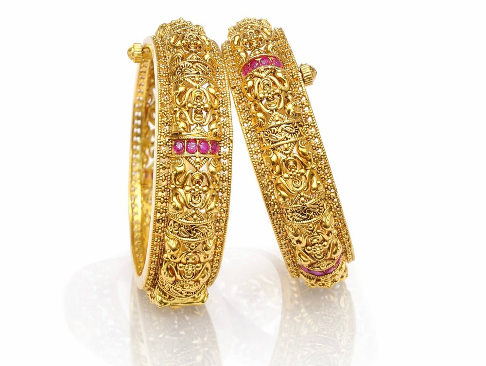 Matte bangles 01569 - KRISHNA'S SWETA JEWELLERY