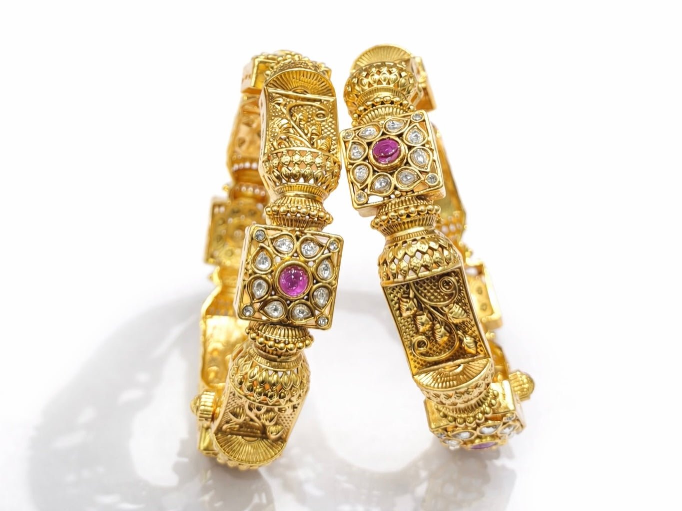 Matte Bangles 02099 - KRISHNA'S SWETA JEWELLERY