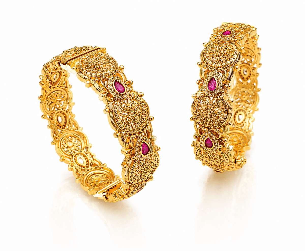 Matte bangles 02162 - KRISHNA'S SWETA JEWELLERY