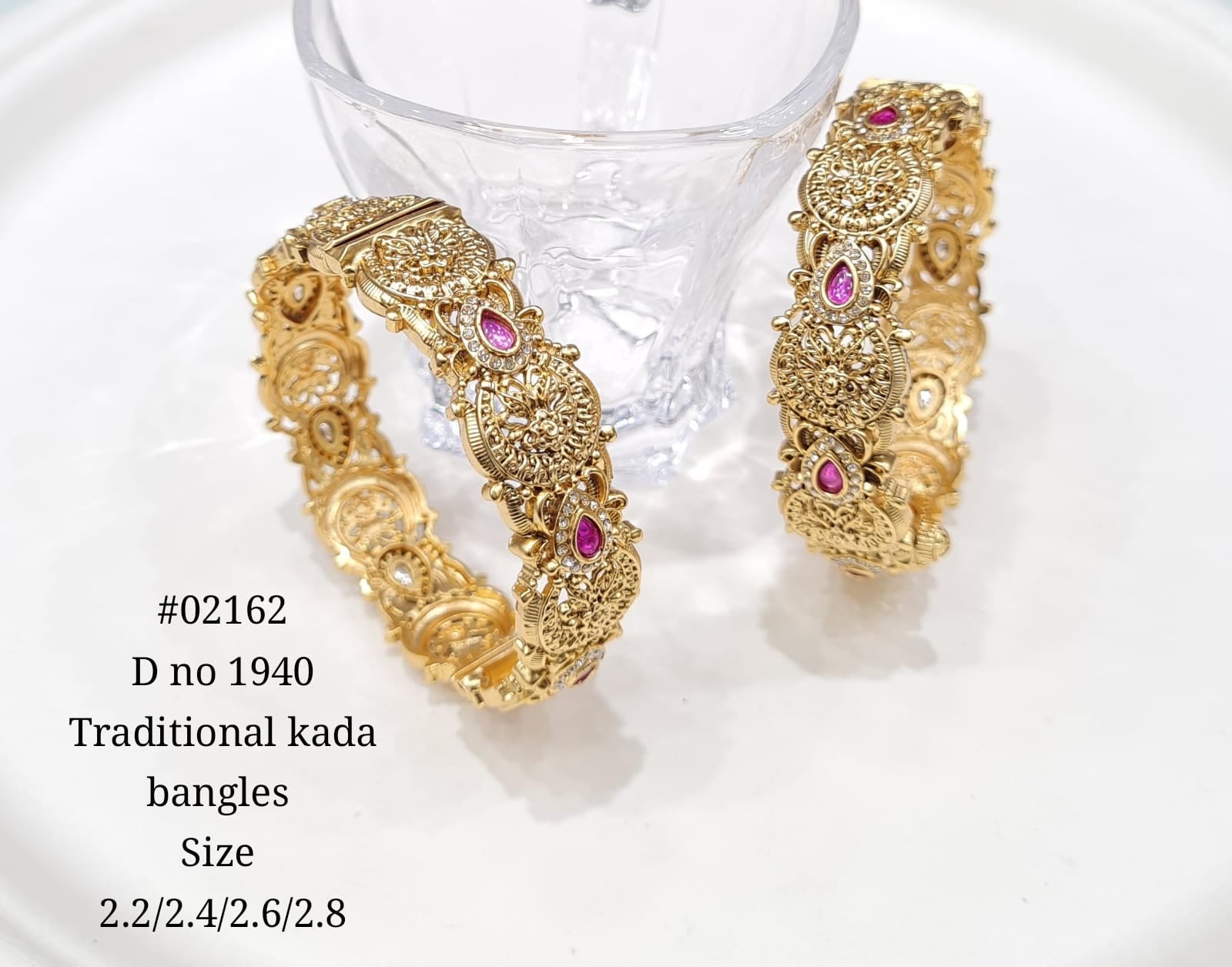 Matte bangles 02162 - KRISHNA'S SWETA JEWELLERY