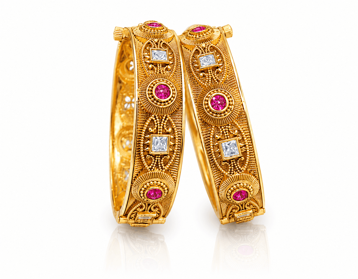Matte bangles 02952 - KRISHNA'S SWETA JEWELLERY