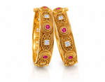 Matte bangles 02952 - KRISHNA'S SWETA JEWELLERY