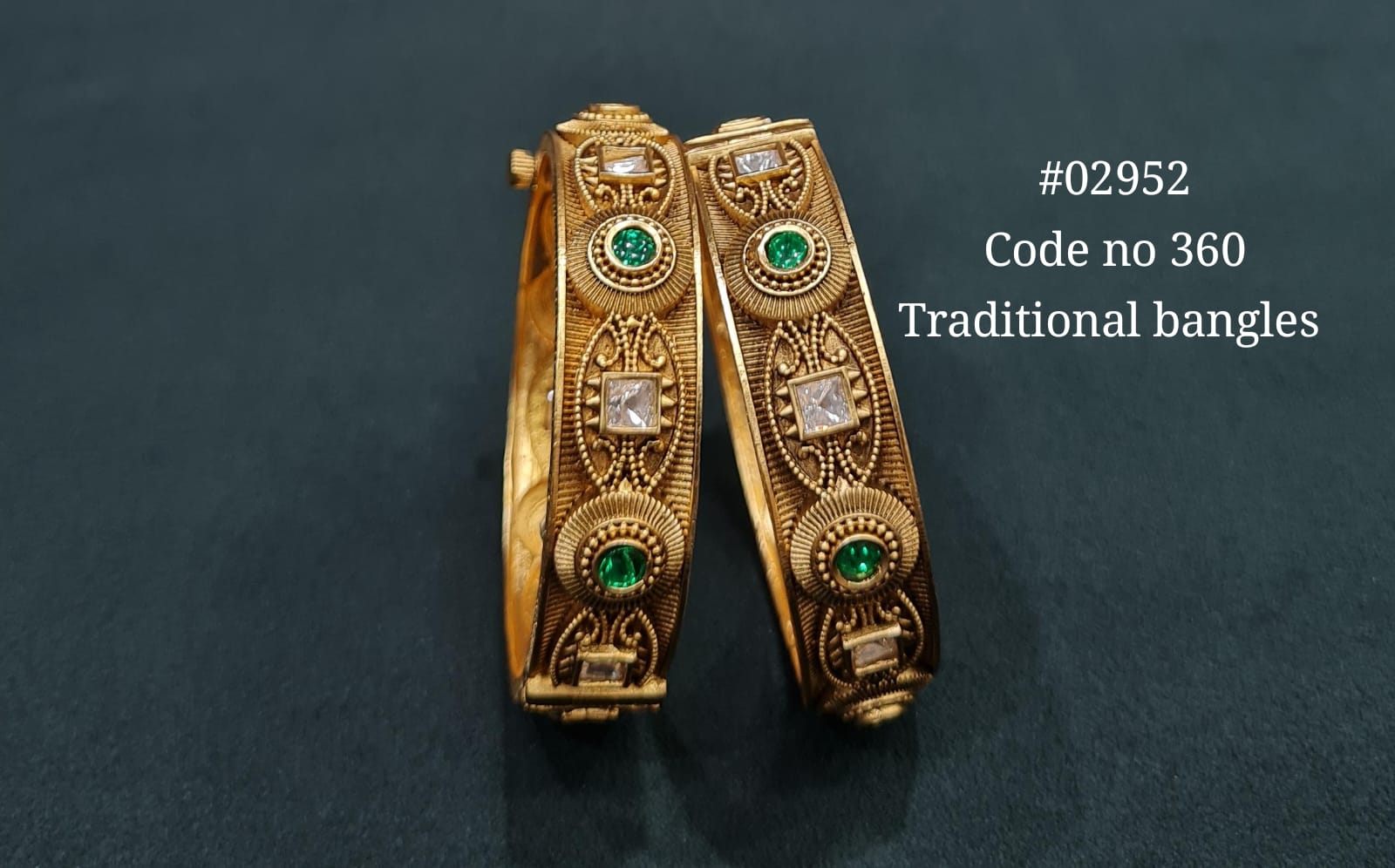 Matte bangles 02952 - KRISHNA'S SWETA JEWELLERY