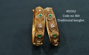 Matte bangles 02952 - KRISHNA'S SWETA JEWELLERY