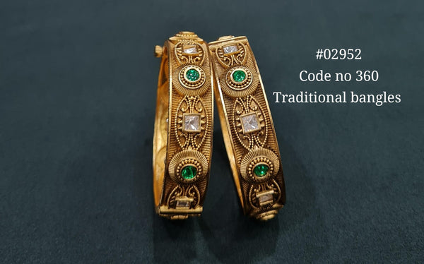 Matte bangles 02952 - KRISHNA'S SWETA JEWELLERY