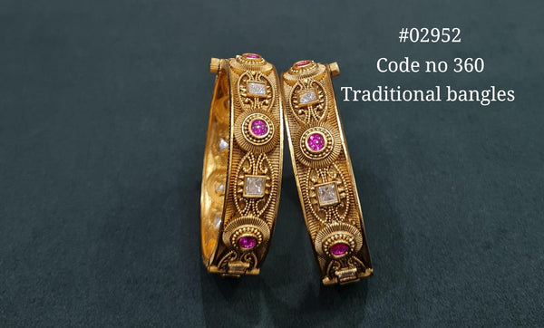 Matte bangles 02952 - KRISHNA'S SWETA JEWELLERY
