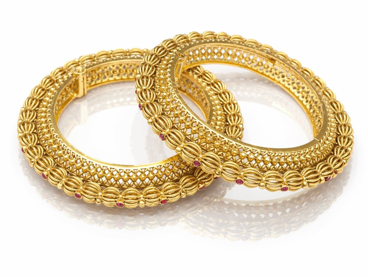 Matte Bangles 03761 - KRISHNA'S SWETA JEWELLERY