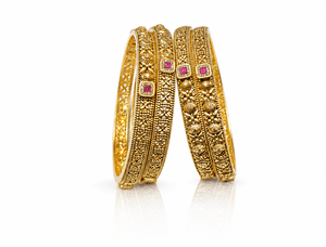 Matte Bangles 4pc 10472 - KRISHNA'S SWETA JEWELLERY