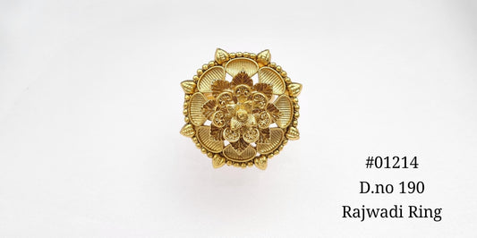 Matte Polish Finger Ring 01214 - KRISHNA'S SWETA JEWELLERY