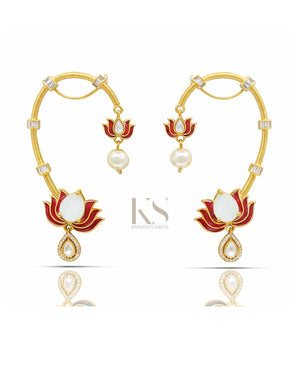 Maximalist Earcuff 07502 - KRISHNA'S SWETA JEWELLERY