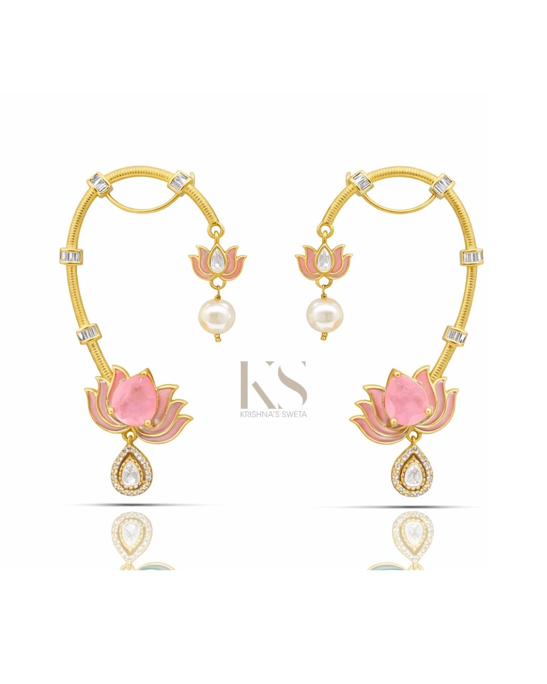 Maximalist Earcuff 07502 - KRISHNA'S SWETA JEWELLERY