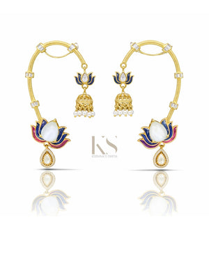 Maximalist Earcuff 07502 - KRISHNA'S SWETA JEWELLERY