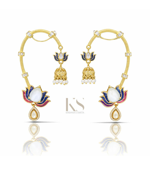 Maximalist Earcuff 07502 - KRISHNA'S SWETA JEWELLERY