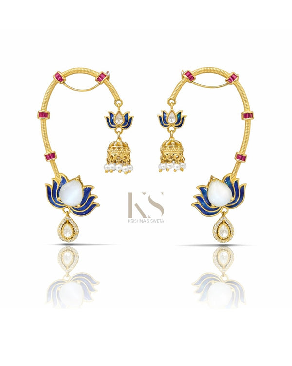 Maximalist Earcuff 07502 - KRISHNA'S SWETA JEWELLERY