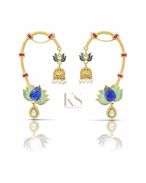 Maximalist Earcuff 07502 - KRISHNA'S SWETA JEWELLERY