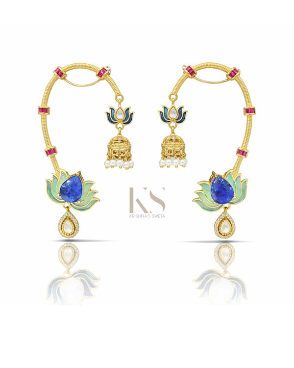 Maximalist Earcuff 07502 - KRISHNA'S SWETA JEWELLERY