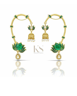 Maximalist Earcuff 07502 - KRISHNA'S SWETA JEWELLERY