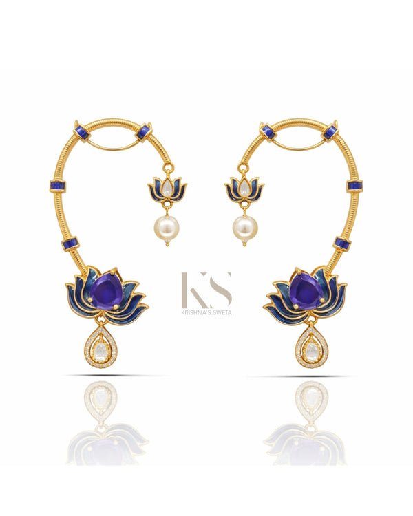 Maximalist Earcuff 07502 - KRISHNA'S SWETA JEWELLERY