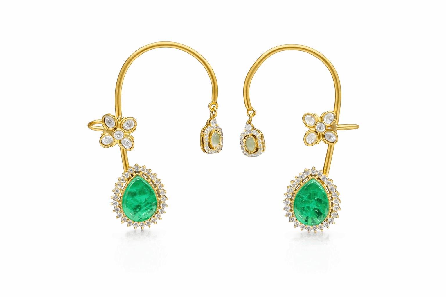 Maximalist Earcuff 08074 - KRISHNA'S SWETA JEWELLERY