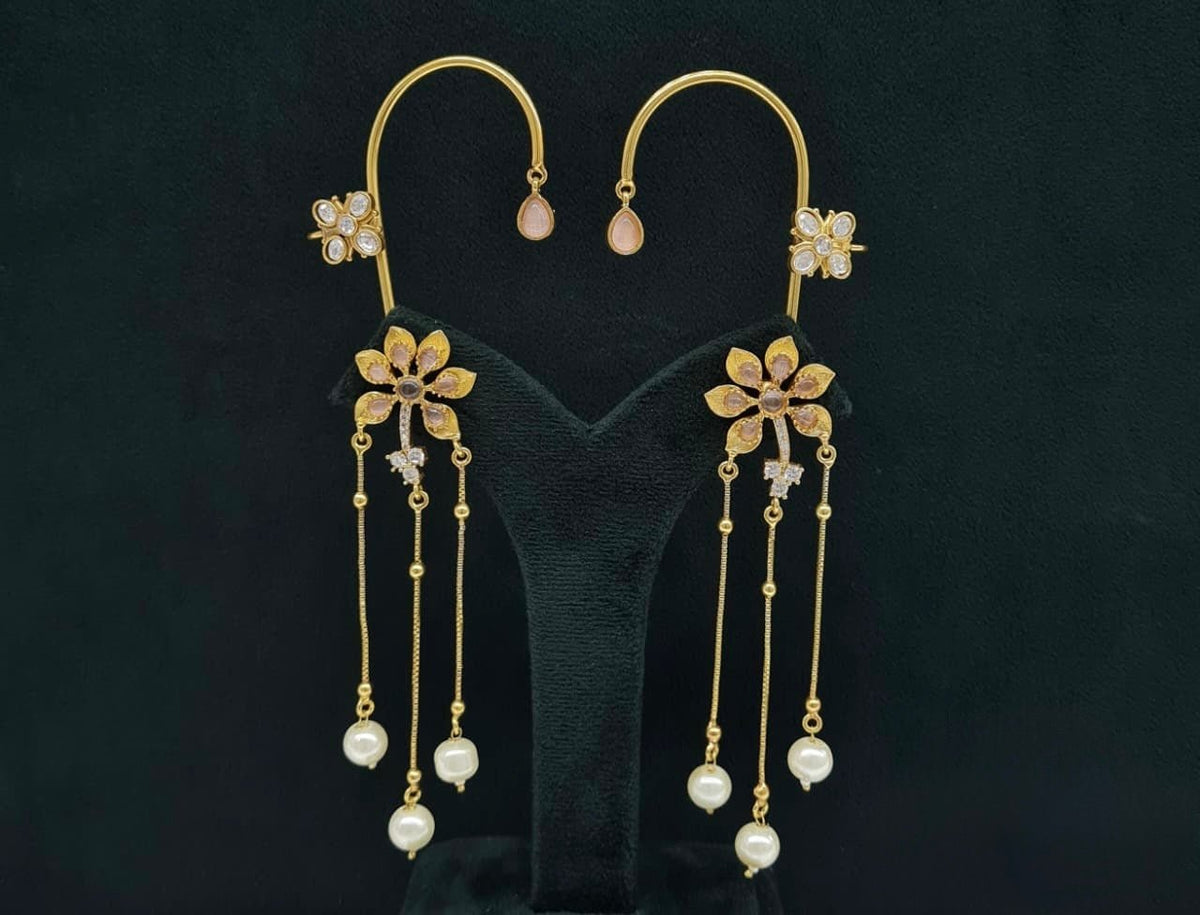 Maximalist Earcuff 08078 - KRISHNA'S SWETA JEWELLERY