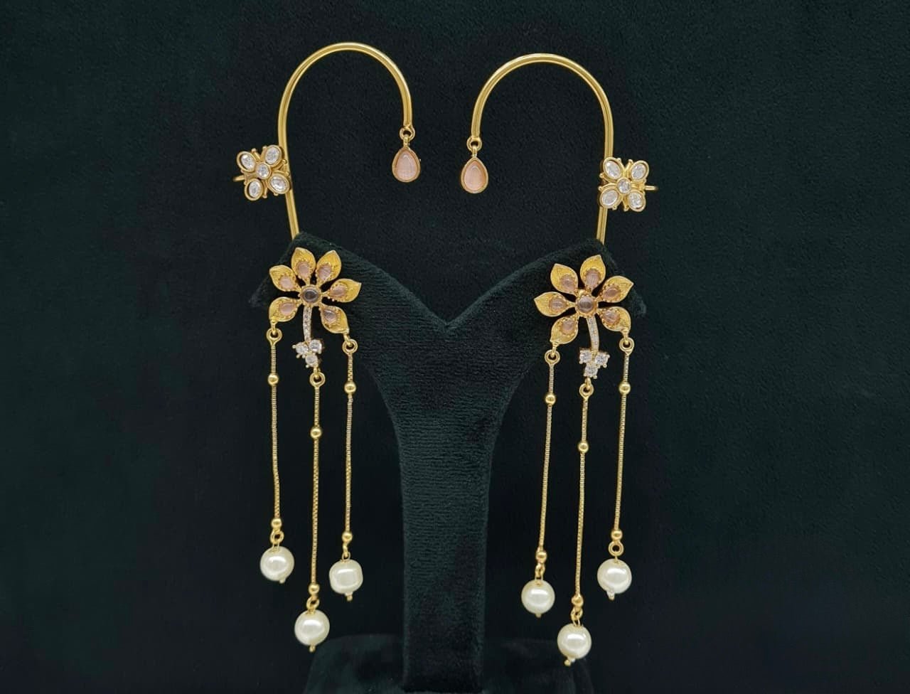 Maximalist Earcuff 08078 - KRISHNA'S SWETA JEWELLERY