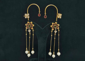 Maximalist Earcuff 08078 - KRISHNA'S SWETA JEWELLERY