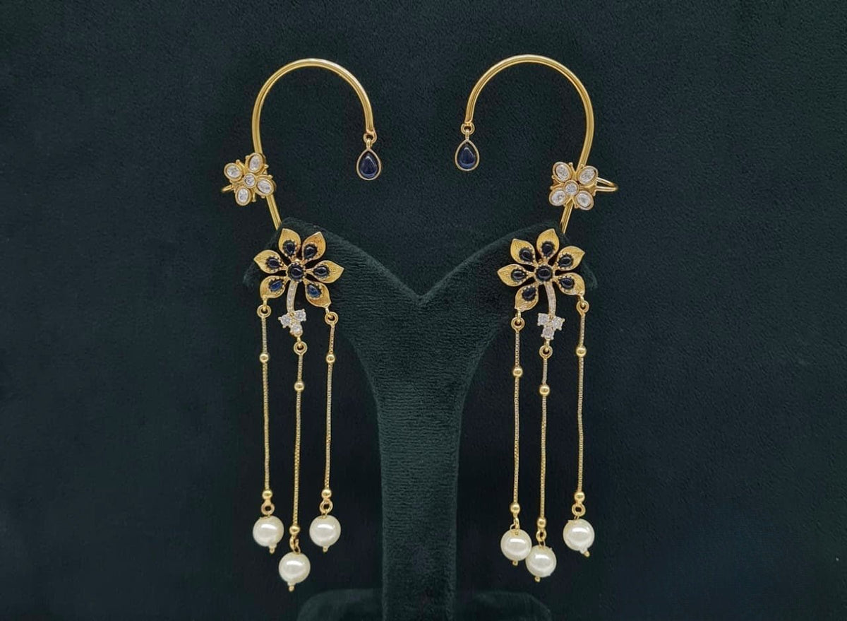 Maximalist Earcuff 08078 - KRISHNA'S SWETA JEWELLERY