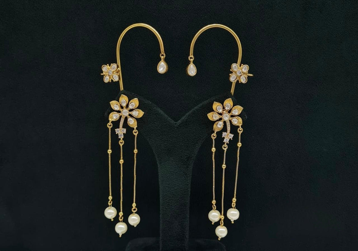 Maximalist Earcuff 08078 - KRISHNA'S SWETA JEWELLERY