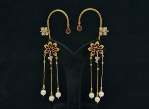 Maximalist Earcuff 08078 - KRISHNA'S SWETA JEWELLERY