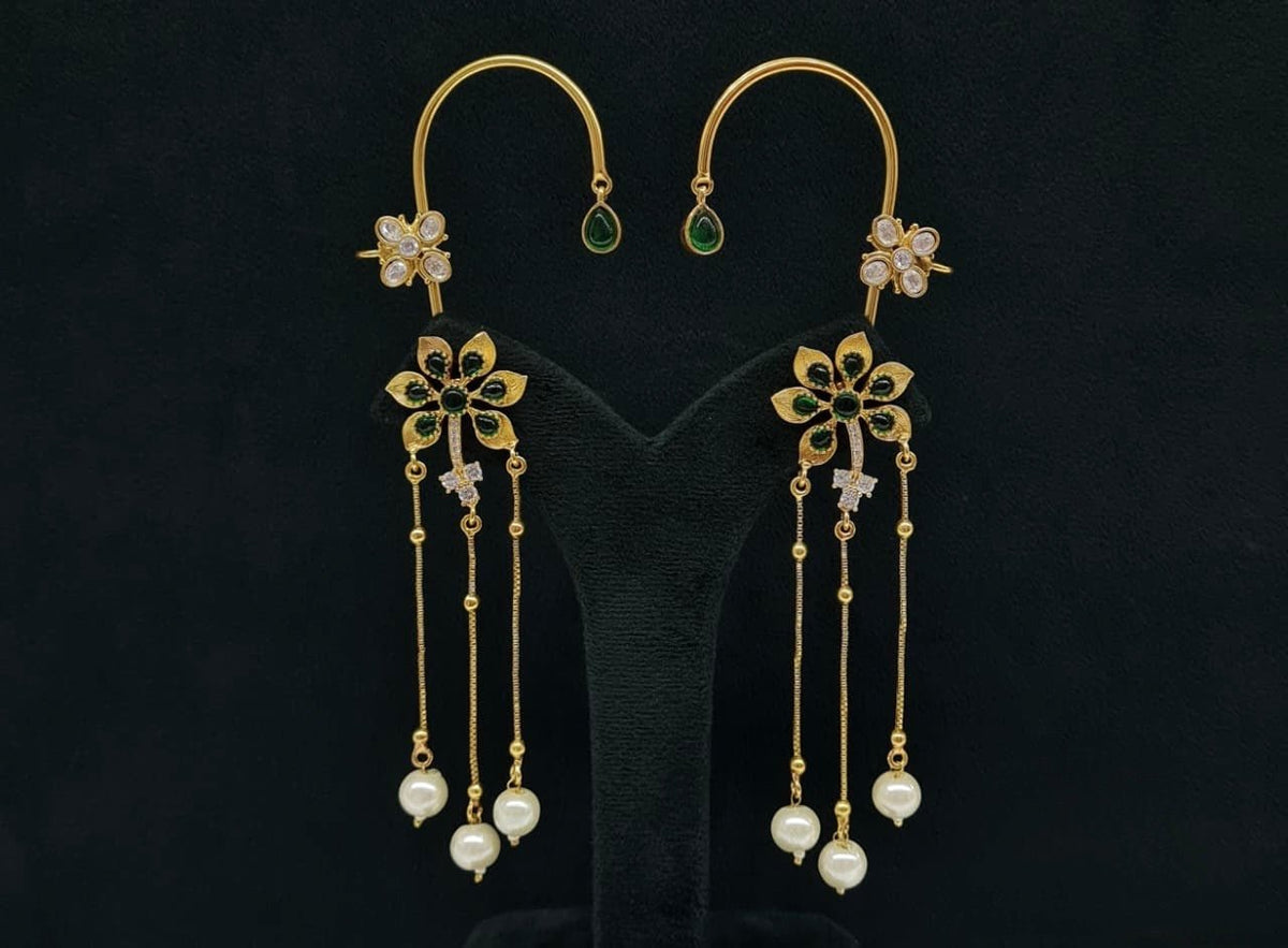 Maximalist Earcuff 08078 - KRISHNA'S SWETA JEWELLERY