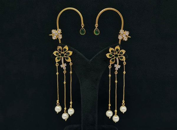 Maximalist Earcuff 08078 - KRISHNA'S SWETA JEWELLERY