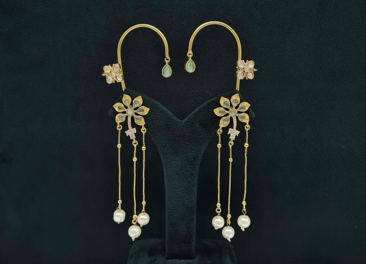 Maximalist Earcuff 08078 - KRISHNA'S SWETA JEWELLERY