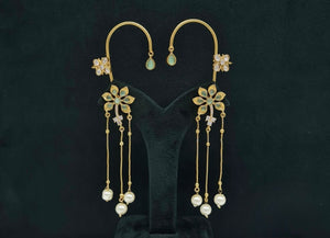 Maximalist Earcuff 08078 - KRISHNA'S SWETA JEWELLERY