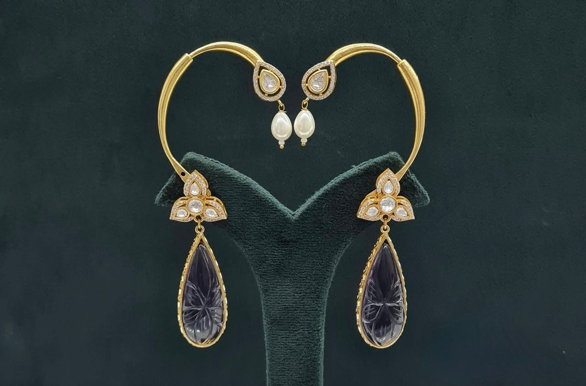 Maximalist Earcuff 08079 - KRISHNA'S SWETA JEWELLERY
