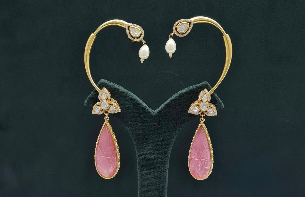 Maximalist Earcuff 08079 - KRISHNA'S SWETA JEWELLERY