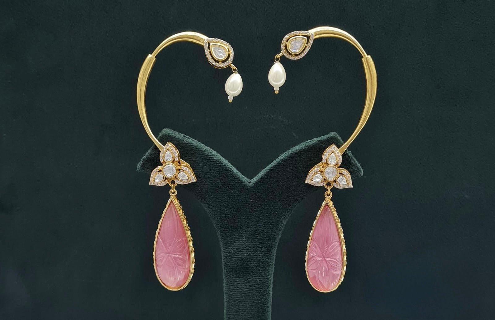 Maximalist Earcuff 08079 - KRISHNA'S SWETA JEWELLERY