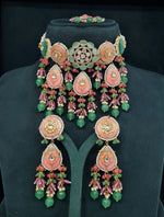 Meenakari Choker 07236 - KRISHNA'S SWETA JEWELLERY