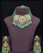 Meenakari Necklace 10706 - KRISHNA'S SWETA JEWELLERY
