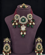 Meenakari Necklace 10707 - KRISHNA'S SWETA JEWELLERY