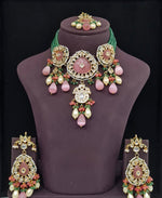 Meenakari Necklace 10707 - KRISHNA'S SWETA JEWELLERY