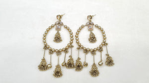 Mehendi Earrings 09537 - KRISHNA'S SWETA JEWELLERY