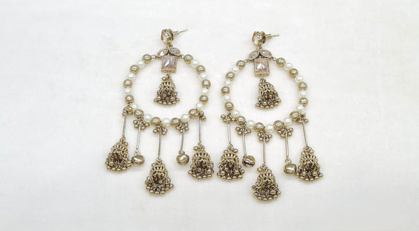 Mehendi Earrings 09537 - KRISHNA'S SWETA JEWELLERY