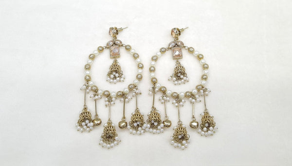 Mehendi Earrings 09537 - KRISHNA'S SWETA JEWELLERY