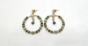 Mehendi Earrings 09538 - KRISHNA'S SWETA JEWELLERY