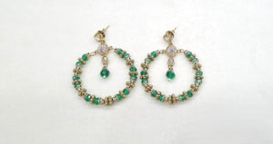 Mehendi Earrings 09538 - KRISHNA'S SWETA JEWELLERY