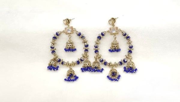 Mehendi Earrings 09556 - KRISHNA'S SWETA JEWELLERY
