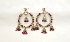 Mehendi Earrings 09556 - KRISHNA'S SWETA JEWELLERY