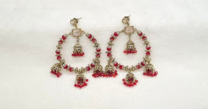 Mehendi Earrings 09556 - KRISHNA'S SWETA JEWELLERY