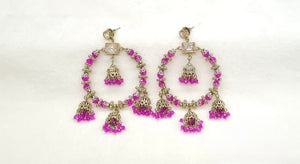 Mehendi Earrings 09556 - KRISHNA'S SWETA JEWELLERY